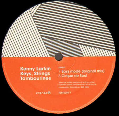 KENNY LARKIN - Keys, Strings, Tambourines