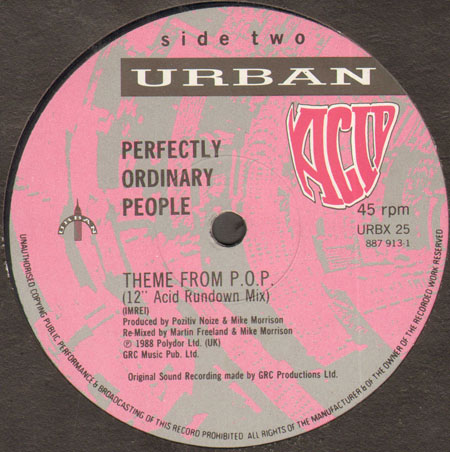 PERFECTLY ORDINARY PEOPLE - Theme From P.O.P. (Club Re-mix)