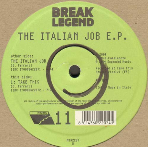 BREAK LEGEND - The Italian Job Ep