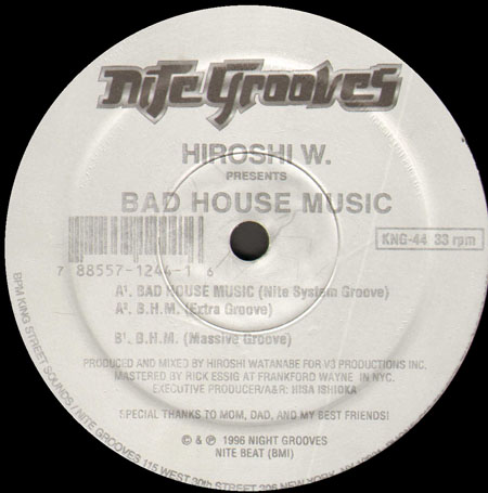 HIROSHI WATANABE - Bad House Music