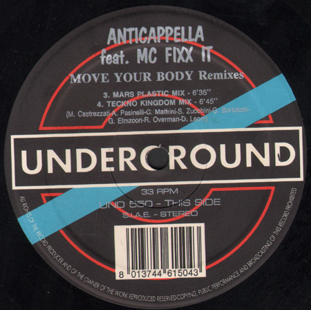 ANTICAPPELLA FEAT. MC FIXX IT - Move Your Body (Remixes)