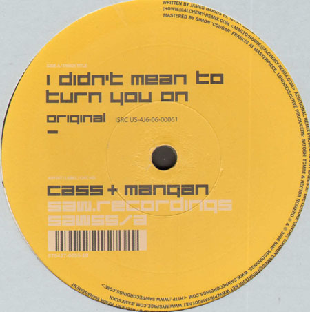 CASS & MANGAN - I Didn't Mean To Turn You On