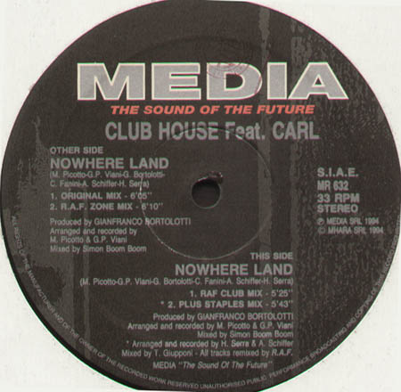CLUB HOUSE - Nowhere Land - Feat. Carl