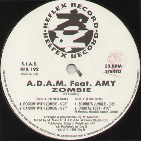 A.D.A.M. FEATURING AMY - Zombie