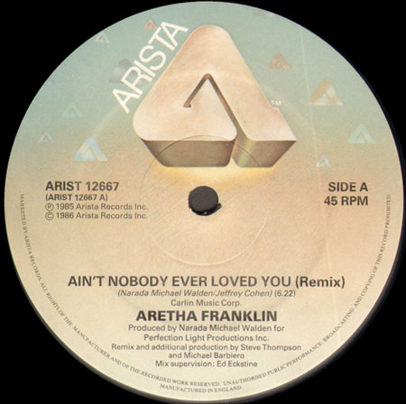ARETHA FRANKLIN - Ain't Nobody Ever Loved You (Steve Thompson rmx)