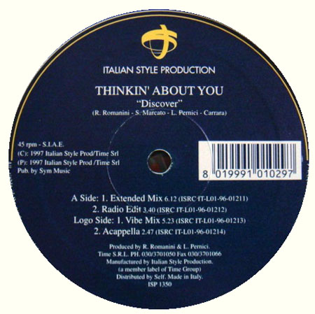 DISCOVER  - Thinkin' About You