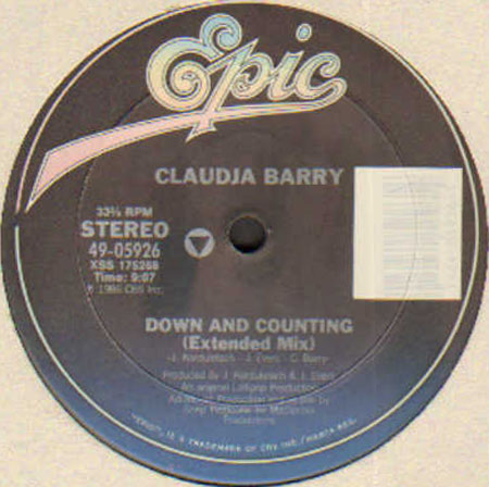 CLAUDJA BARRY - Down And Counting