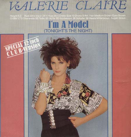 VALERIE CLAIRE - I'm A Model (Tonight's The Night)