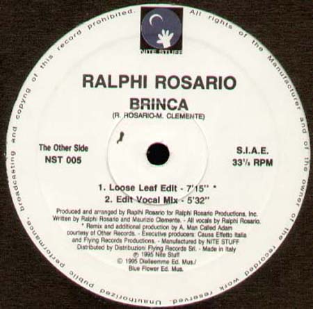 RALPHI ROSARIO - Brinca (A Man Called Adam Rmx)