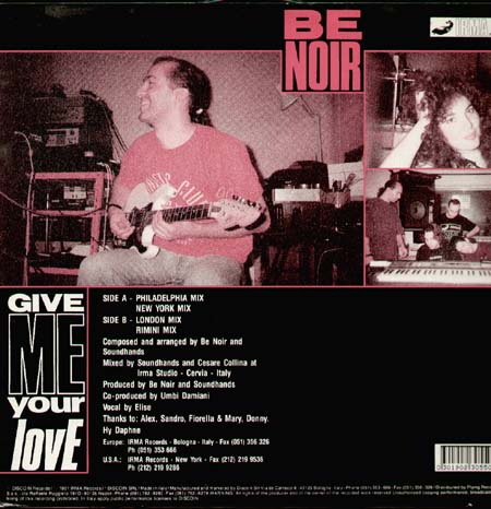 BE NOIR - Give Me Your Love
