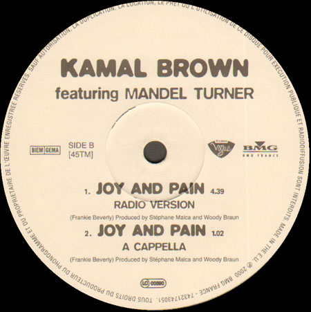 KAMAL BROWN - Joy & Pain - Feat. Mandel Turner