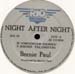 BERNIE PAUL   - Night After Night / Hot Line