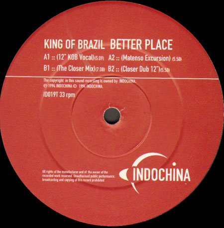 KING OF BRAZIL - Better Place