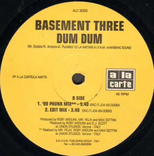 BASEMENT THREE - Dum Dum