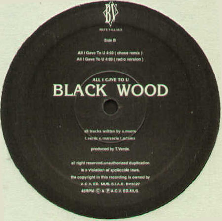 BLACKWOOD - All I Gave To You
