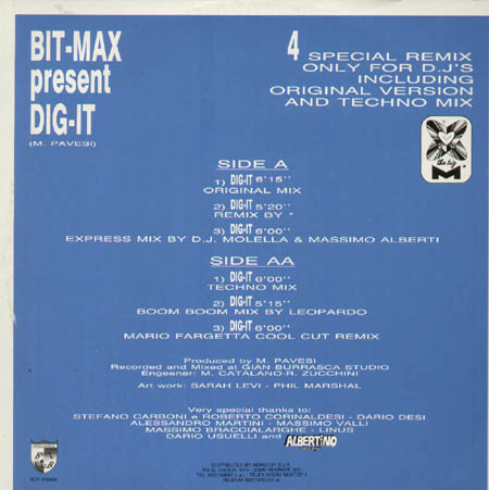 BIT-MAX - Dig-It (Special Remix)
