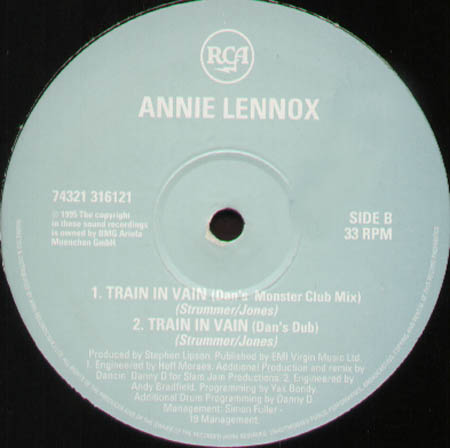 ANNIE LENNOX - Train In Vain (Only Side A/B)