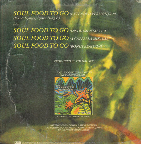 THE MANHATTAN TRANSFER - Soul Food To Go