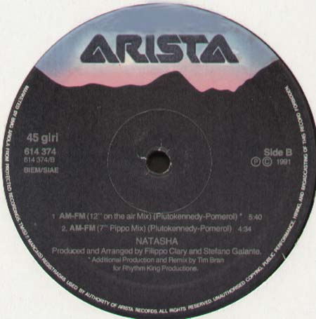 NATASHA - Am Fm (The Ultimate 1991 Club Mix)