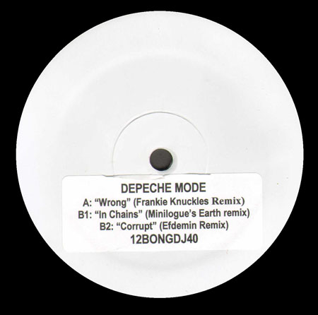 DEPECHE MODE                   - Wrong (Frankie Knuckles Rmx) / In Chains (Minilogue Rmx) / Corrupt