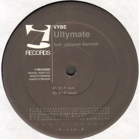 ULTYMATE, FEAT JACQUEE BENNETT  - Vybe