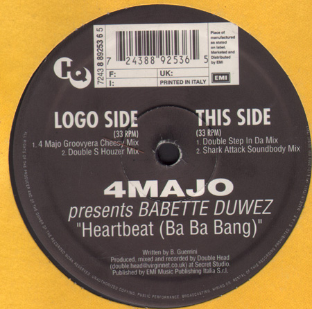 4 MAJO - Heartbeat (Ba Ba Bang), Presents Babette Duwez