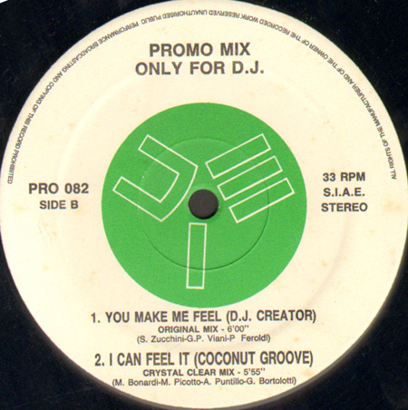 VARIOUS (MIG 27 / CLOCK / DJ CREATOR / COCONUT GROOVE) - Promo Mix 82 (Love Me & Touch Me / Holding On / You Make Me Feel / I Can Feel It)