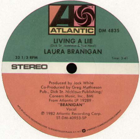 LAURA BRANIGAN - Gloria / Living A Lie
