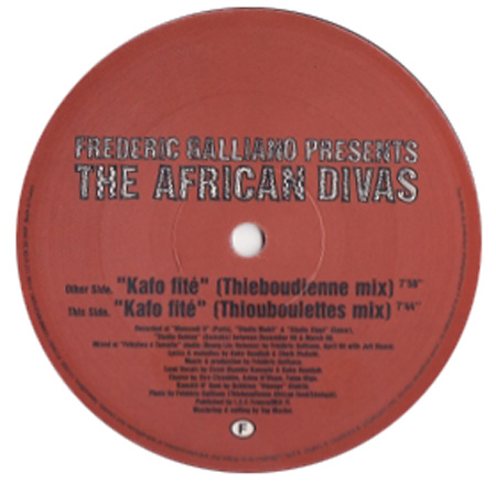 FREDERIC GALLIANO AND THE AFRICAN DIVAS - Kafo Fite