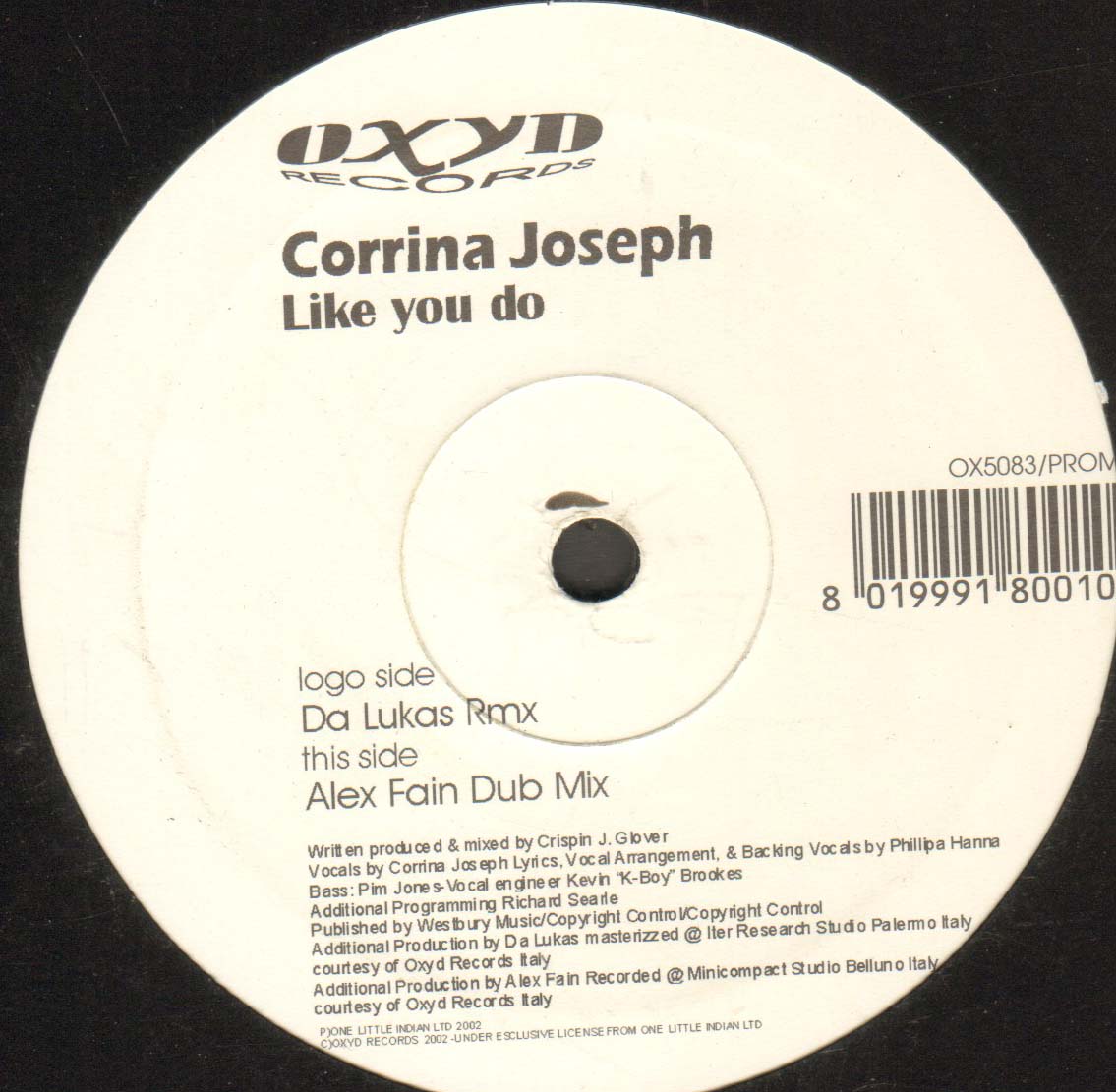 CORRINA JOSEPH - Like You Do