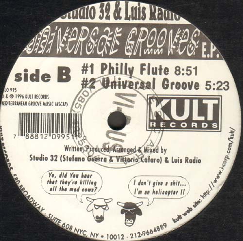 STUDIO 32 & LUIS RADIO - Universal Grooves E.P.