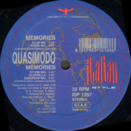 QUASIMODO  - Memories