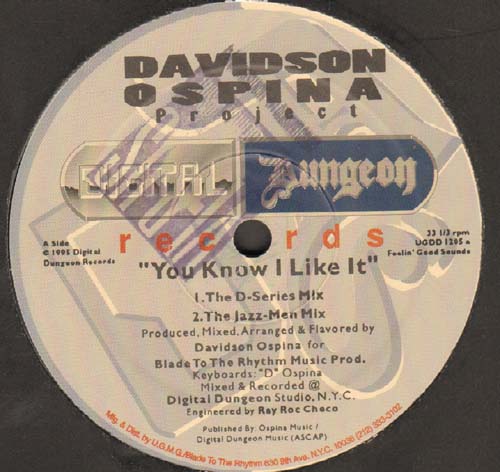 DAVIDSON OSPINA - You Know I Like It