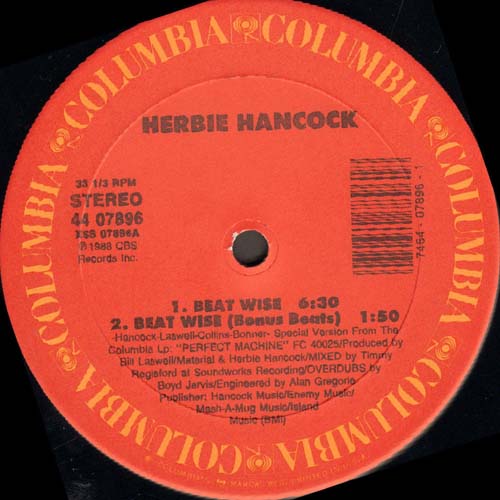 HERBIE HANCOCK - Beat Wise