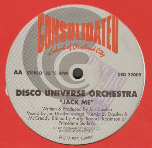 DISCO UNIVERSE ORCHESTRA - Feel A Lot / Jack Me