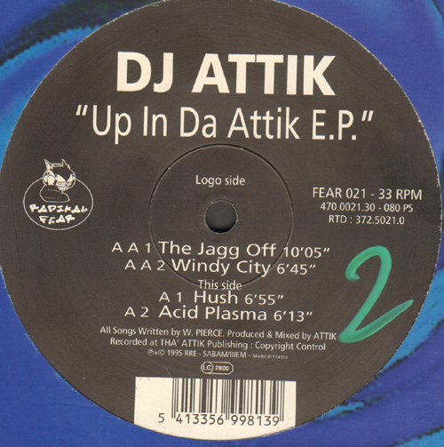 DJ ATTIK - Up In Da Attik EP