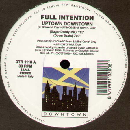 FULL INTENTION - Uptown Downtown 