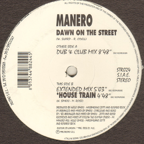 MANERO - Dawn On The Street