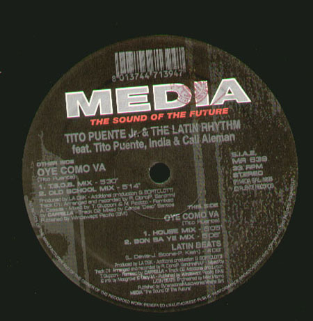 TITO PUENTE JR. & THE LATIN RHYTHM - Oye Como Va, Feat. India