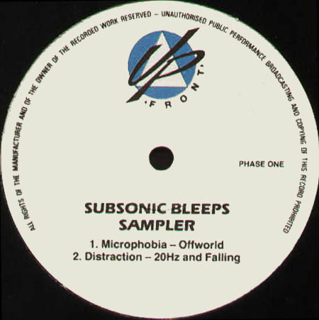 VARIOUS (MICROPHOBIA/DISTRACTION/HEAT/B2 68.08.24) - Subsonic Bleeps Sampler