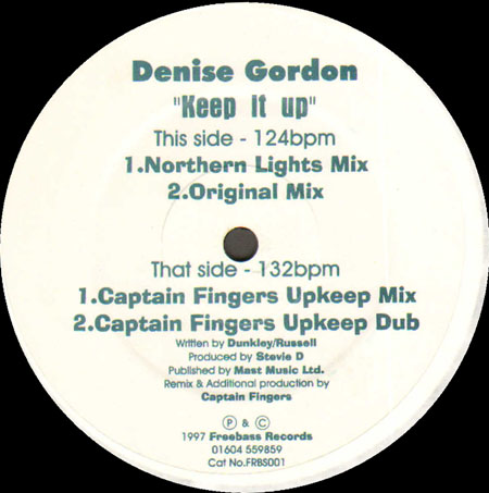 DENISE GORDON - Keep It Up (Original, Northern Lights Mix)
