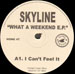 SKYLINE - What A Weekend EP