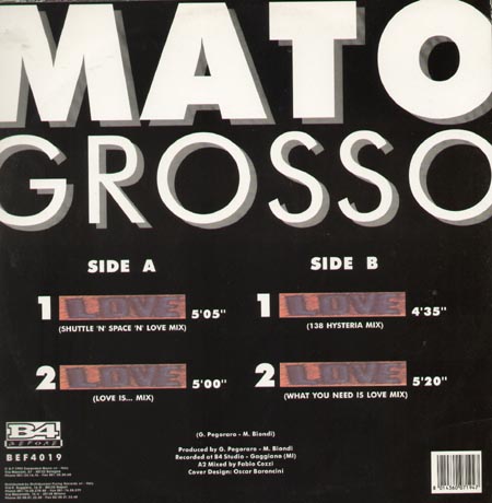 MATO GROSSO - Love