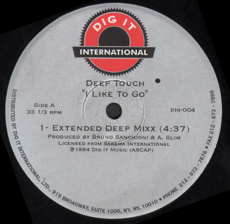 DEEP TOUCH - I Like To Go