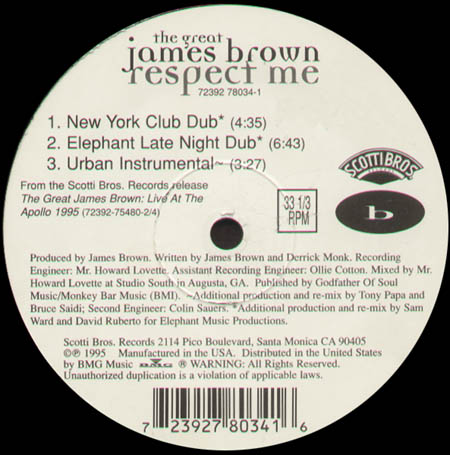JAMES BROWN - Respect Me