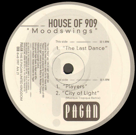 HOUSE OF 909 - Moodswings