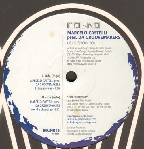 MARCELO CASTELLI - I Can Show You - Pres. Da Groovemakers