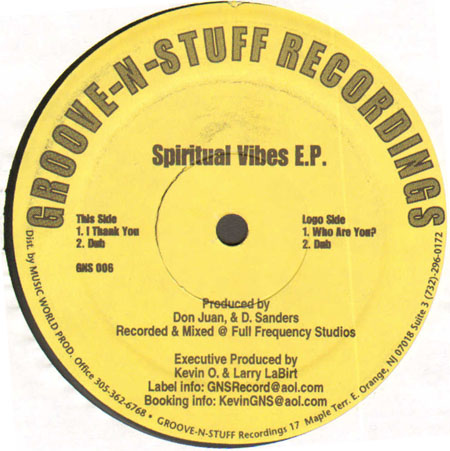 DON JUAN & D.SANDERS - Spiritual Vibes EP