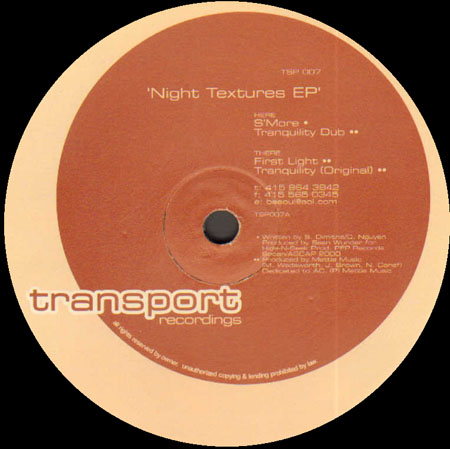 METTLE MUSIC / SEAN DIMITRIE - Night Textures EP
