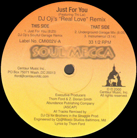 SOUL MECCA - Just For You (Dj Oji Rmx)